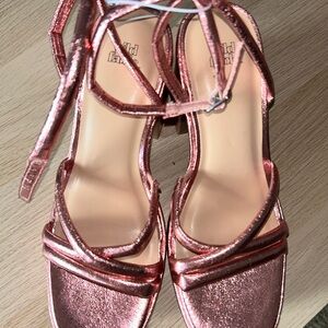 Wild Fable Metallic Rose Sandals